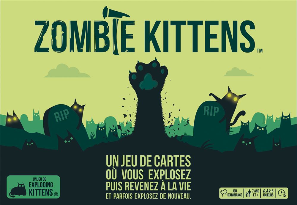 Jeu d'ambiance Asmodee Zombie Kittens