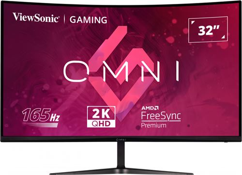 Ecran PC Gaming ViewSonic OMNI VX3218C-2K 32 Ecran incurvé QHD Noir