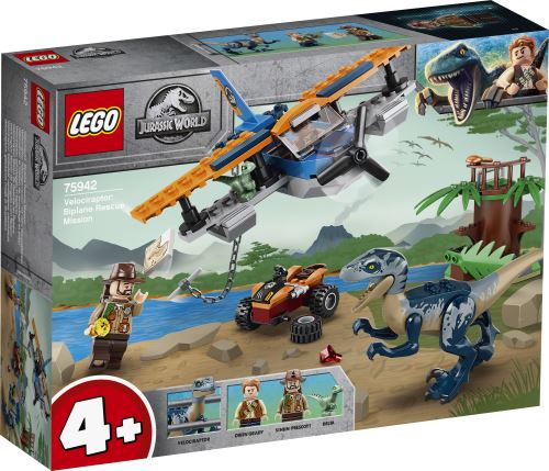 LEGO® Jurassic World™ 75942 Vélociraptor : la mission de sauvetage en avion
