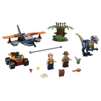 LEGO® Jurassic World™ 75942 Vélociraptor : la mission de sauvetage en avion