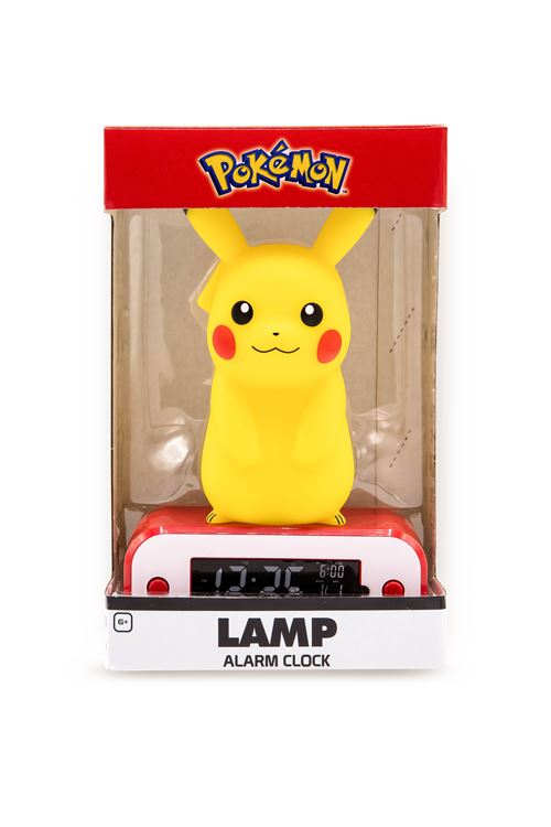 Tkfn Réveil Lampe Teknofun Pikachu Jaune Et Rouge