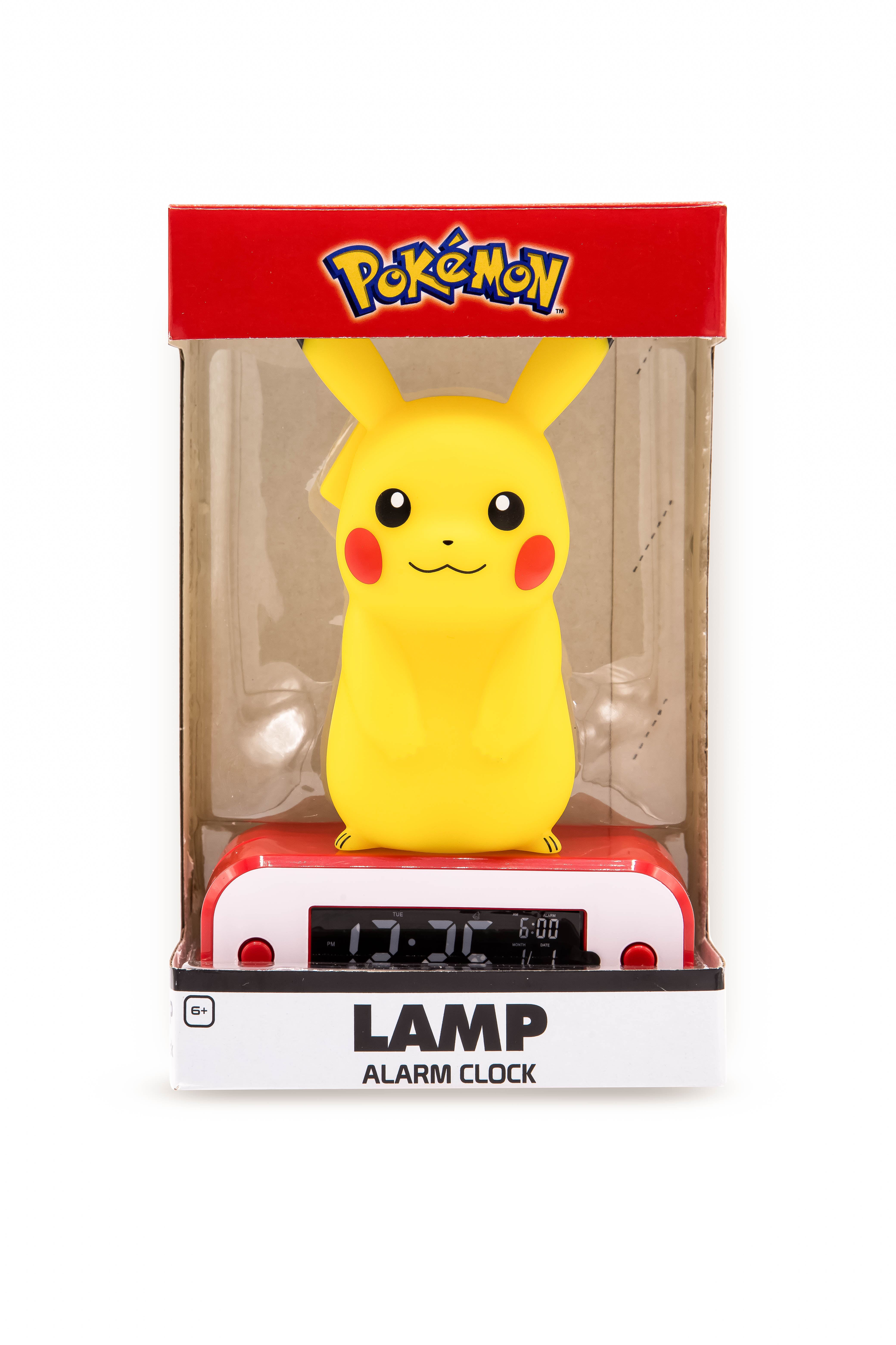 Réveil lampe Teknofun Pikachu Jaune et Rouge - Montre et réveil éducatifs