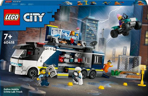 LEGO® City 60418 Le laboratoire de police scientifique mobile