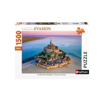 Puzzle 1500 pièces Nathan Le Mont Saint Michel