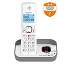 Téléphone fixe sans fil Alcatel Classic F860 Voice Blanc Gris