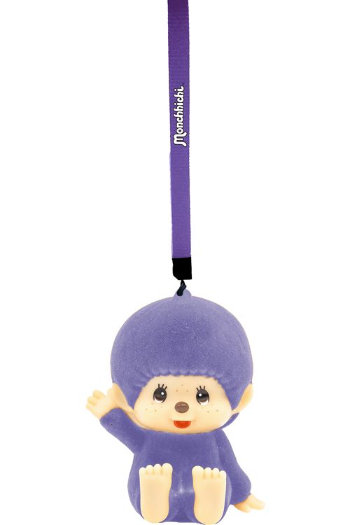 Teknofun Multicolore Figurine Lumineuse Avec Dragonne Monchhichi Lila 9 Cm