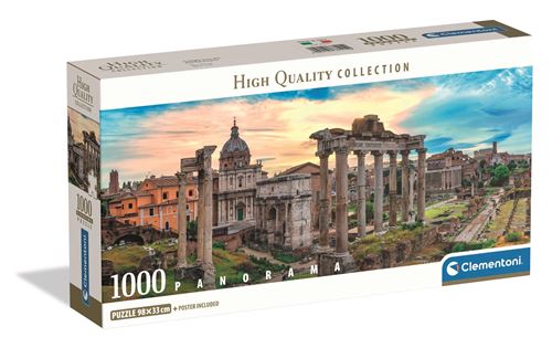 Puzzle 1000 pièces Panorama : Crépuscule sur 'Empire Éternel Clementoni Puzzles