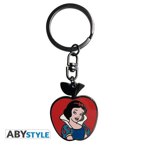 DISNEY-PORTE-CLES METAL-BLANCHE NEIGE