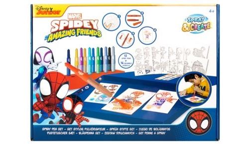 Dessin et coloriage enfant Canenco Spidey Spray Pen Set Deluxe