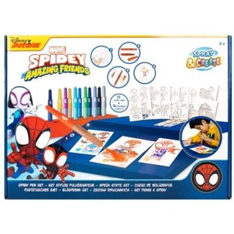 Dessin et coloriage enfant Canenco Spidey Spray Pen Set Deluxe - 1