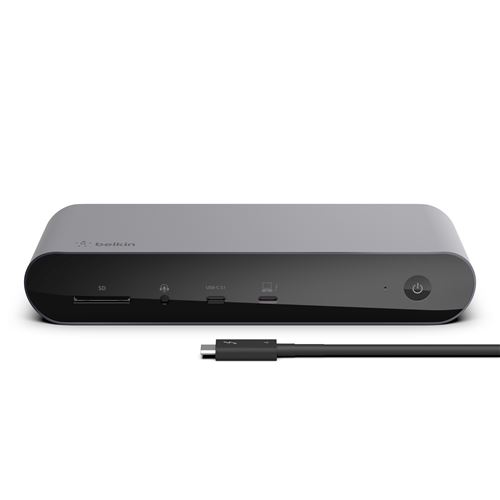 Station d'accueil Belkin Connect Pro Thunderbolt 4 Gris anthracite