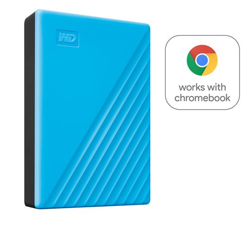 Westdig Bleu Disque Dur Externe Western Digital My Passport 4 To