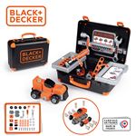 Atelier de bricolage Smoby Mallette à outils avec un support à outils et des rangements