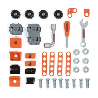Atelier de bricolage Smoby Mallette à outils avec un support à outils et des rangements