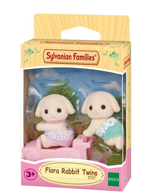 Sylvanian Families Multicolore Figurines Les Jumeaux Lapin Bélier