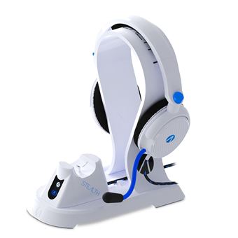 Station Gaming Stealth Ultimate pour PS4 5 en 1 Blanc - 1