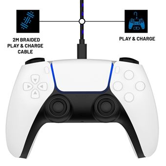 Station Gaming Stealth Ultimate pour PS4 5 en 1 Blanc