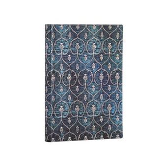 Carnet flexi à couverture souple Paperblanks midi ligné Velours Bleu