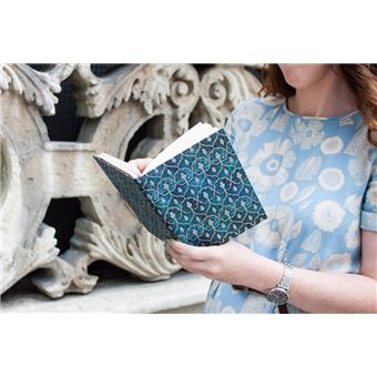 Carnet flexi à couverture souple Paperblanks midi ligné Velours Bleu