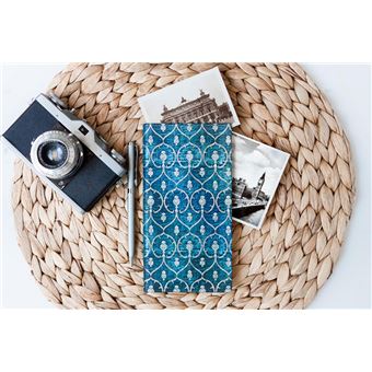 Carnet flexi à couverture souple Paperblanks midi ligné Velours Bleu