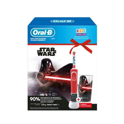 Kit Oral B Kids Star Wars Rouge