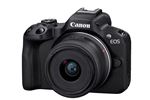 Canon EOS R50 - Appareil photo numérique - sans miroir - 24.2 MP - Cadre plein - 4K / 30 pi/s - 2.5x zoom optique objectif RF-S 18 - 45 mm F4.5 - 6.3 IS STM - Wi-Fi, Bluetooth - noir