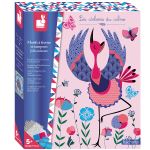 Kit créatif Janod Motifs à frotter et tampons jolis animaux