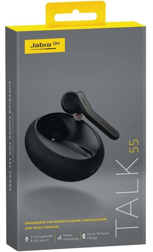 Jabra 片耳イヤホン Talk 55 ブラック handm_5707055044960