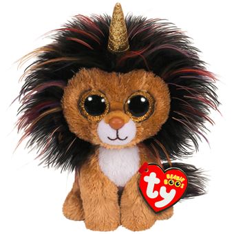 Peluche TY Beanie Boo's Small Ramsey le Lion Licorne - Peluche