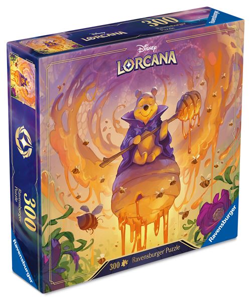 Puzzle 300 Pièces Ravensburger Disney Lorcana Winnie L'Ourson Magicien Mellifique