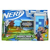 Nerf Minecraft - Arbalète des Pillager à fléchettes - inclut 3 fléchettes  Nerf Elite - Tire comme Une Vraie arbalète