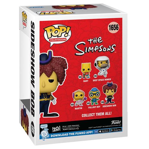Funko Pop! – Sideshow Bob – Simpsons – Figurine Vinyle 9,5 Cm – Collection – Produit Officiel – Cadeau Pour Fans