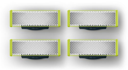 Pack De 4 Lames De Remplacement Philips Oneblade Qp240/50 Chrome Foncé