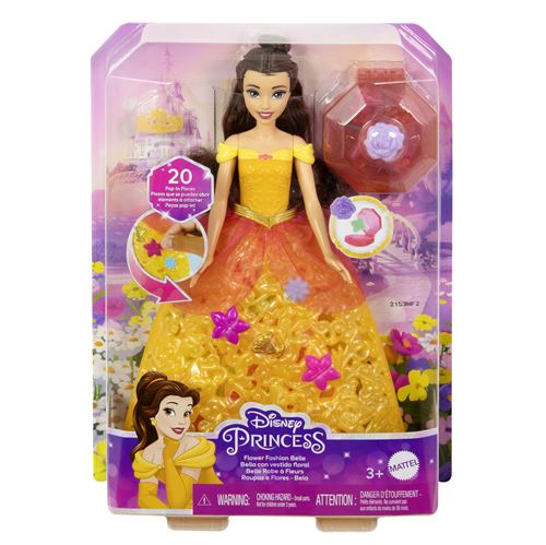 Princesses Disney - Poupee Belle Robe a Fleurs