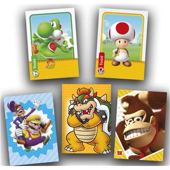 Jeu de cartes Panini Super Mario Blister de 4 pochettes