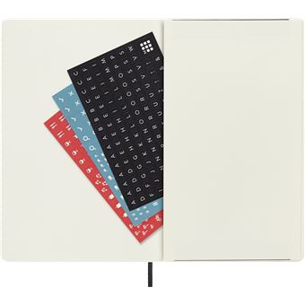 Agenda scolaire Moleskine 2022 2023 Semainier grand format Souple Noir