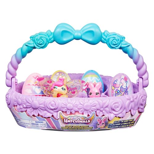 Hatchimal Multicolore Panier De 6 Œufs Hatchimals Famille Lapin
