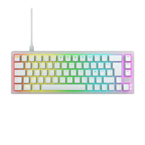 Clavier gaming filaire Azerty Cherry XTRFY K5V2 Blanc