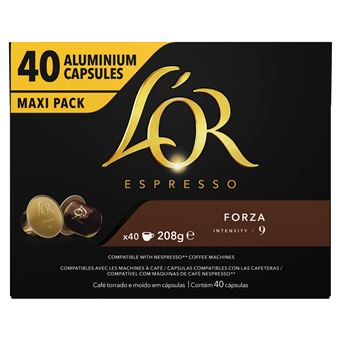 Capsules café L'Or 4028489 Expresso Forza N9 X40