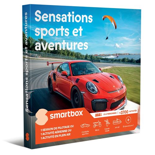 Coffret cadeau SmartBox Sensations sports et aventures