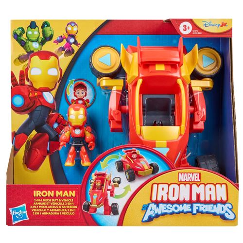 Figurine et véhicule Hasbro Marvel Iron Man and his Awesome Friends Modèle aléatoire