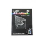 Lampe 3d Itotal avec télécommande Fusée