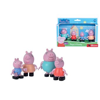 Peppa Pig – Coffret De 5 Figurines Avec Bébé Evie, Famille Pig Au Complet, Jouet Articulé Pour Enfants Dès 3 Ans