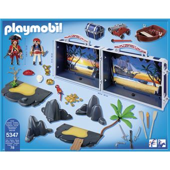 Playmobil Pirates 5347 海賊 パイレーツ Playmobil 5347 Take Along Pirates Chest – toy-vs