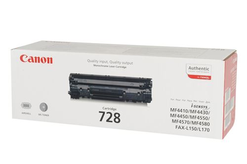 Canon CRG-728 - Noir - original - cartouche de toner - pour ImageCLASS MF4750; i-SENSYS FAX-L150, L170, L410, MF4550, MF4730, MF4750, MF4870, MF4890