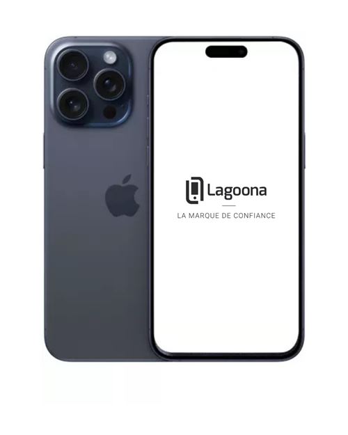 Apple iPhone 15 Pro 6,1 5G Double SIM 128 Go Titane Bleu Reconditionné Grade A Lagoona