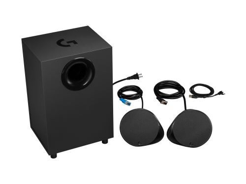 Système de haut-parleurs avec caisson de basses Logitech G560 Lightsync pour PC