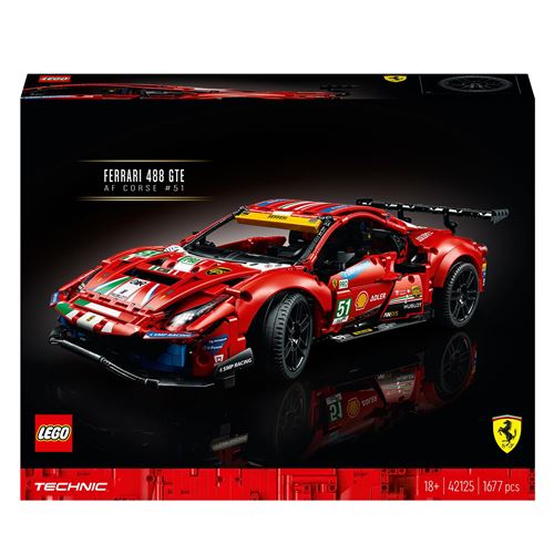 LEGO® Technic 42125 Ferrari 488 GTE «AF Corse # 51»