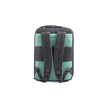 CROSS BACKPACK LARGE ASPHALT/MINT