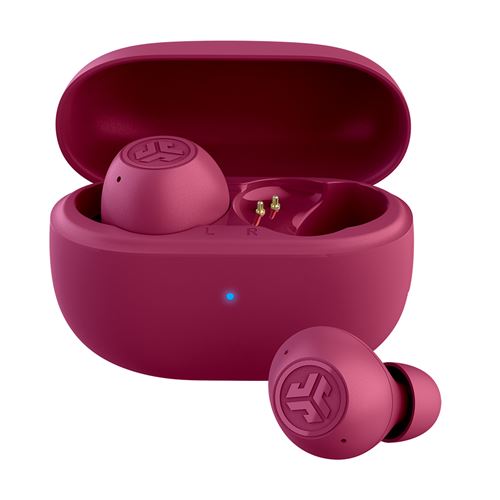 Ecouteurs sans fil JLab Go Air Pop ANC Bluetooth avec réduction active du bruit Fuchsia
